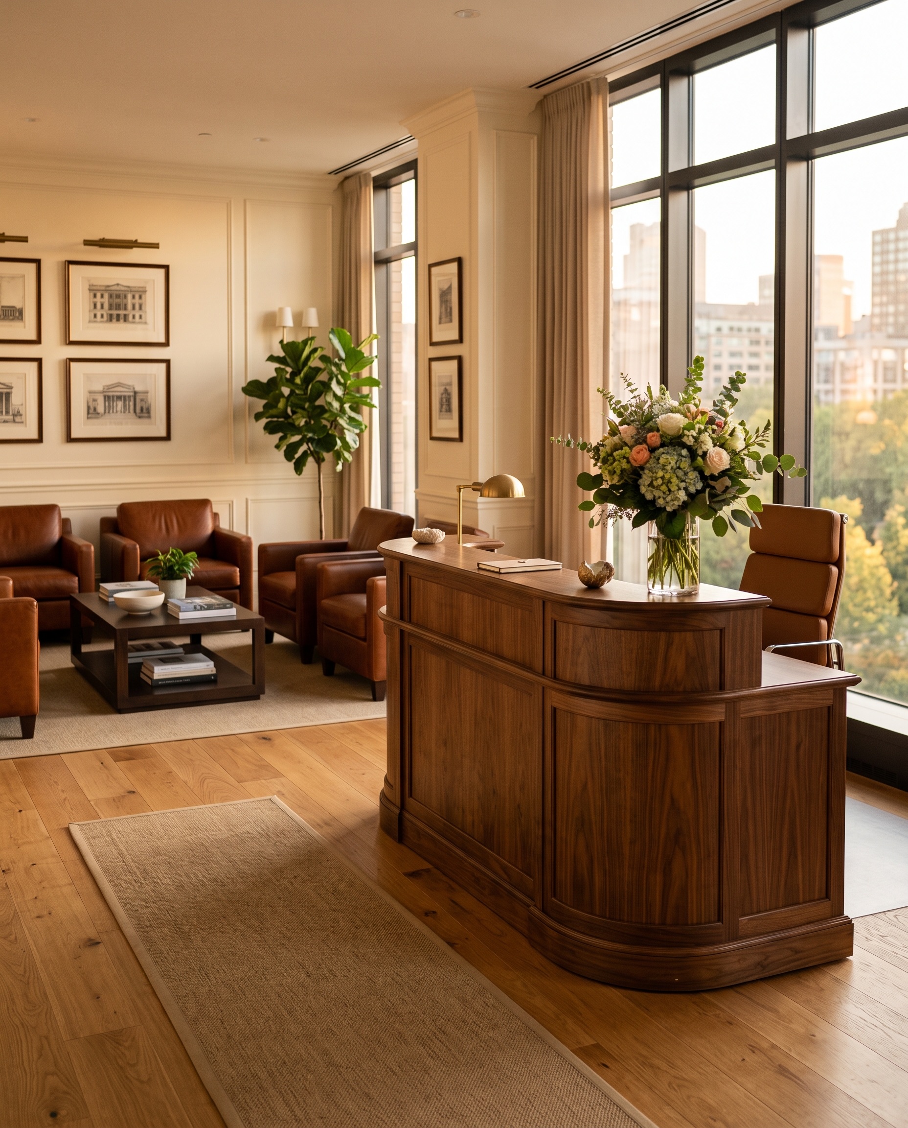 Summit Law Group reception and waiting area